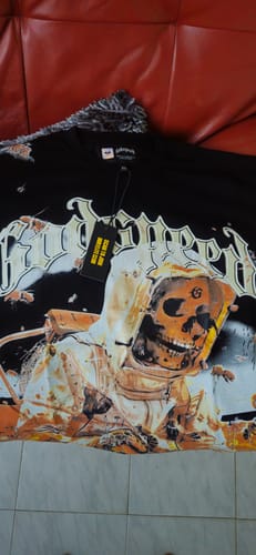 Customer photo review of Godspeed Save The Bees T-Shirts