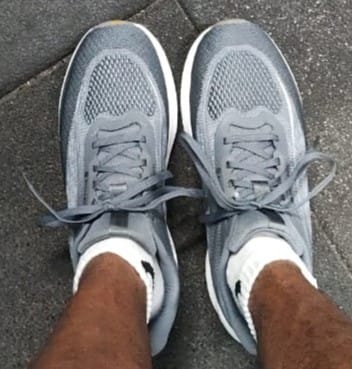 Customer photo review of Bacca Bucci Zephyr – All-Day Comfort Running & Training Shoes
