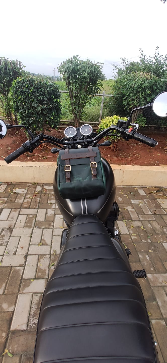 Customer photo review of tank and tail bag