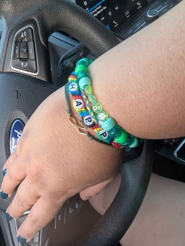 Customer photo review of BTS JK Golden Bracelet