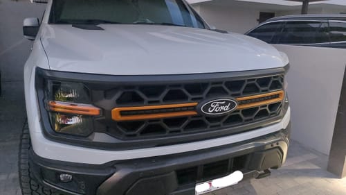 Customer photo review of Smoked LED Amber Lights w/ Sequential Turn Signal For 24+ Ford F150 Tremor