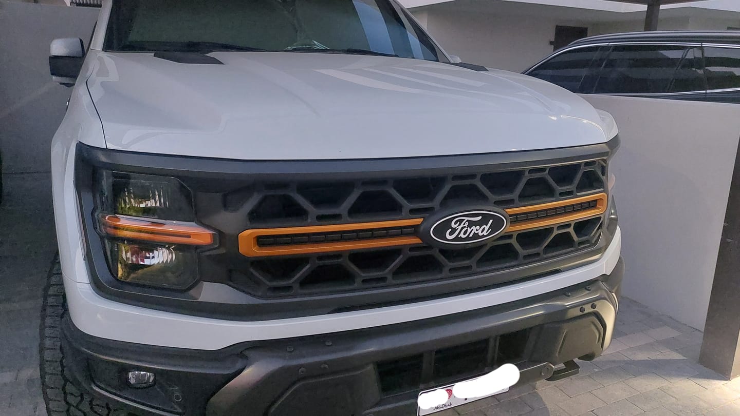 Customer photo review of Smoked LED Amber Lights w/ Sequential Turn Signal For 24+ Ford F150 Tremor