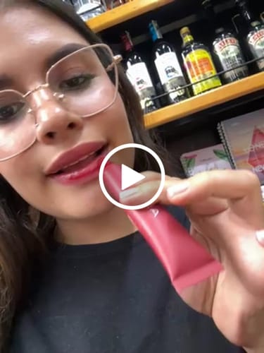 Customer video review of PEPTIDE LIP BALM