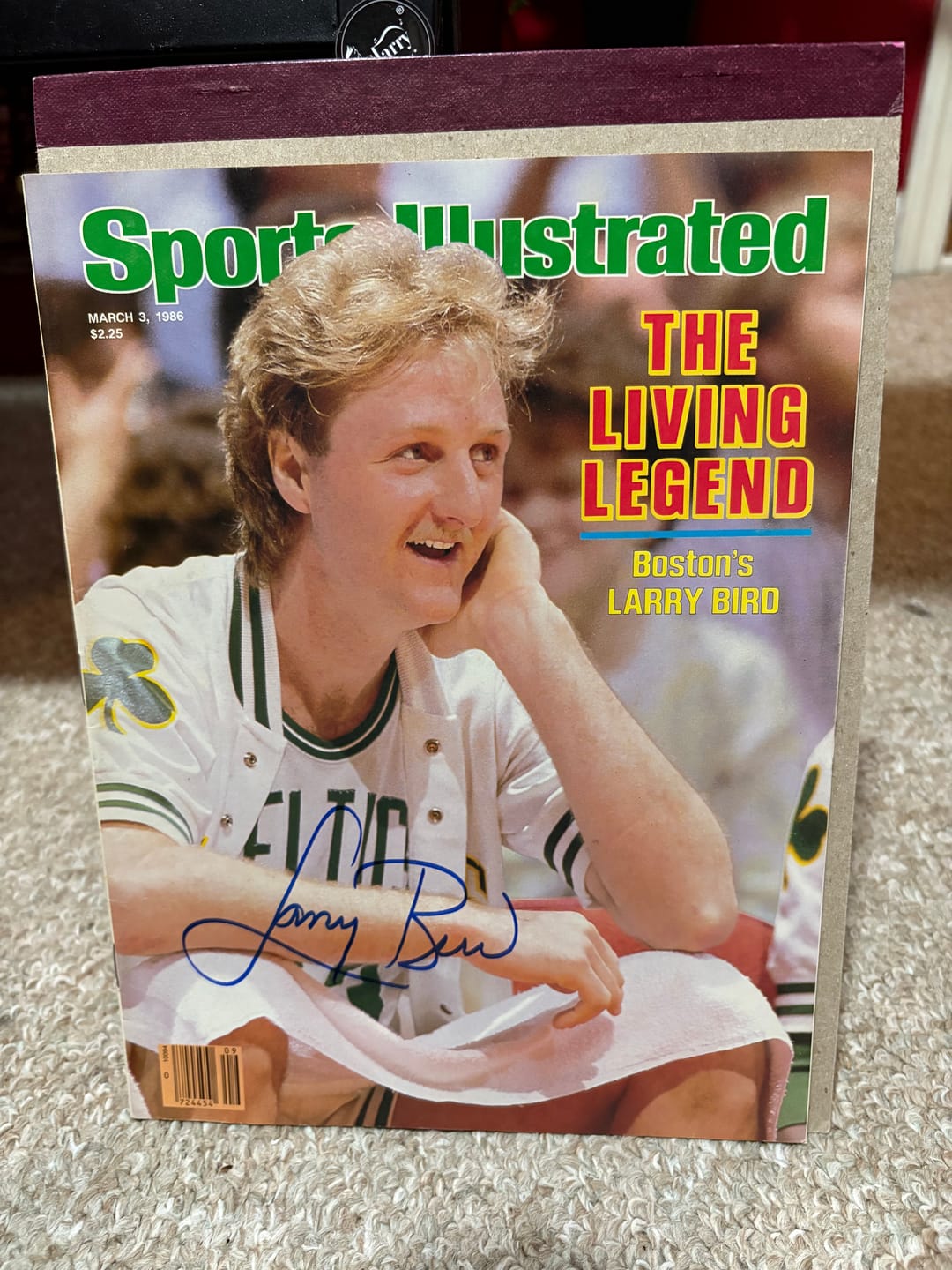 Customer photo review of Larry Bird Autograph Signing