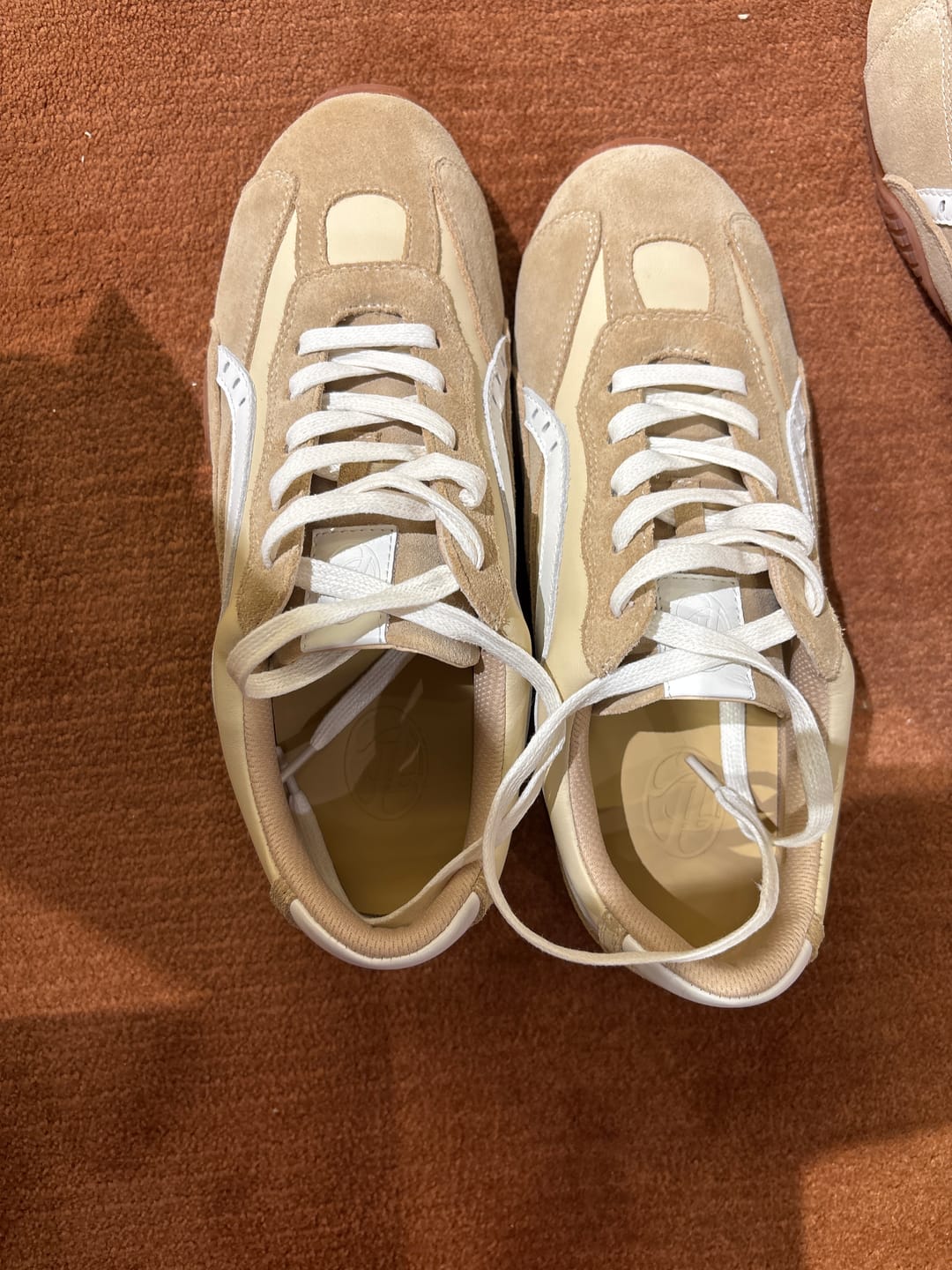 Customer photo review of Kaza 𝄢 Square Toe Lace-Up Flats