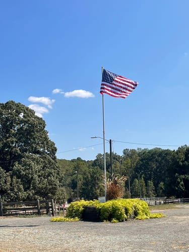 Customer photo review of Ultra Heavy Duty American Flag - 2-ply Polyester - Made In USA