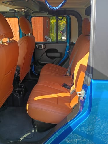 Customer photo review of Premium Custom-Fit Seat Covers