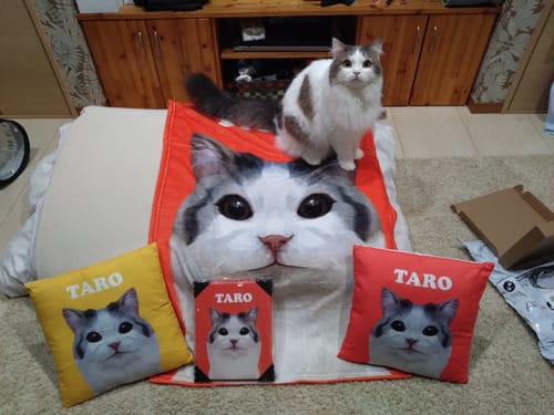 Customer photo review of Petcanvaオーダーメイド ペット似顔絵