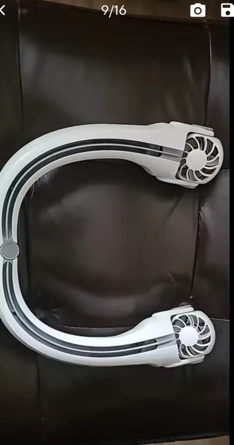 Customer photo review of Directional Rotor Neck Fan with Dual Cooling Modes