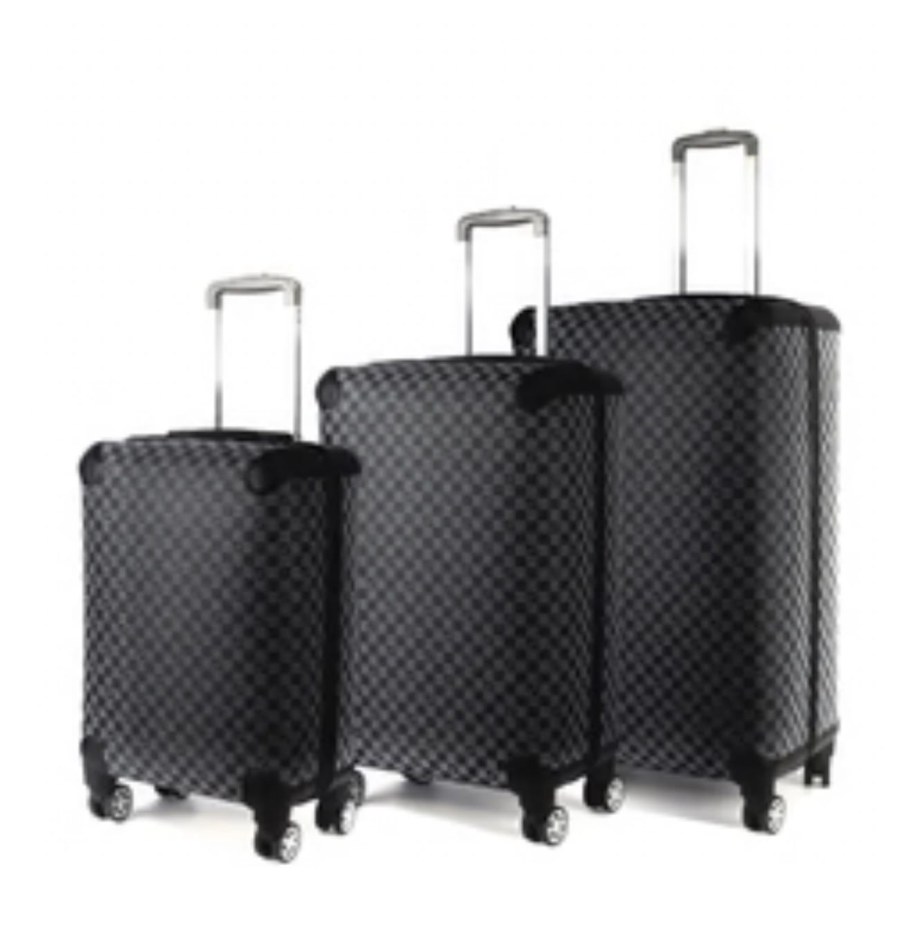 Customer photo review of Monogram Traveling Set of 3-Black