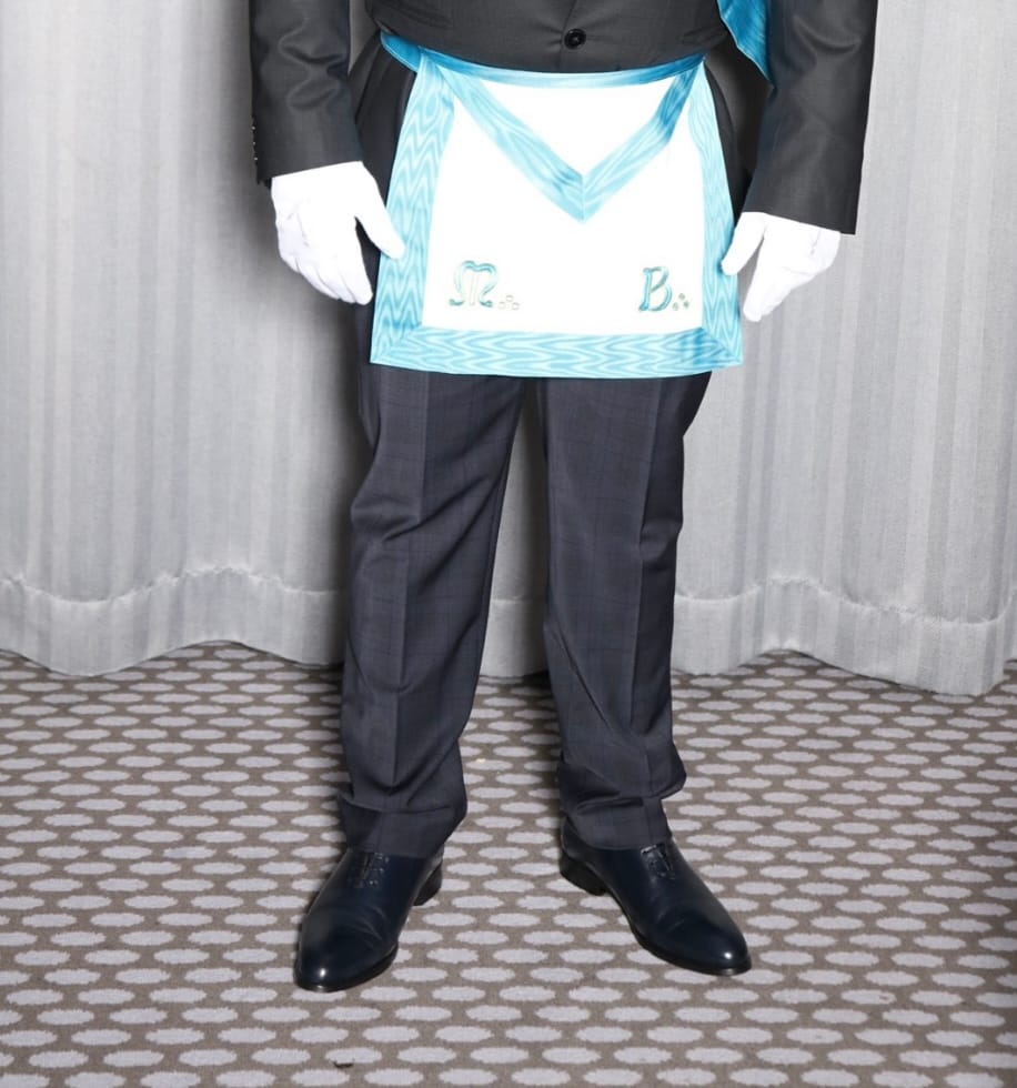 Customer photo review of Pack Maître MB – Tablier + Cordon EC (Rite Français Groussier)