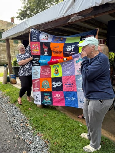 Customer photo review of Premium T-Shirt Quilts