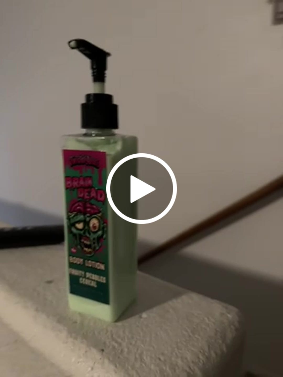 Customer video review of Brain Dead Body Lotion