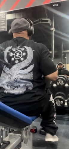 Customer photo review of Jujutsu Kaisen 'Mahoraga' T-Shirt