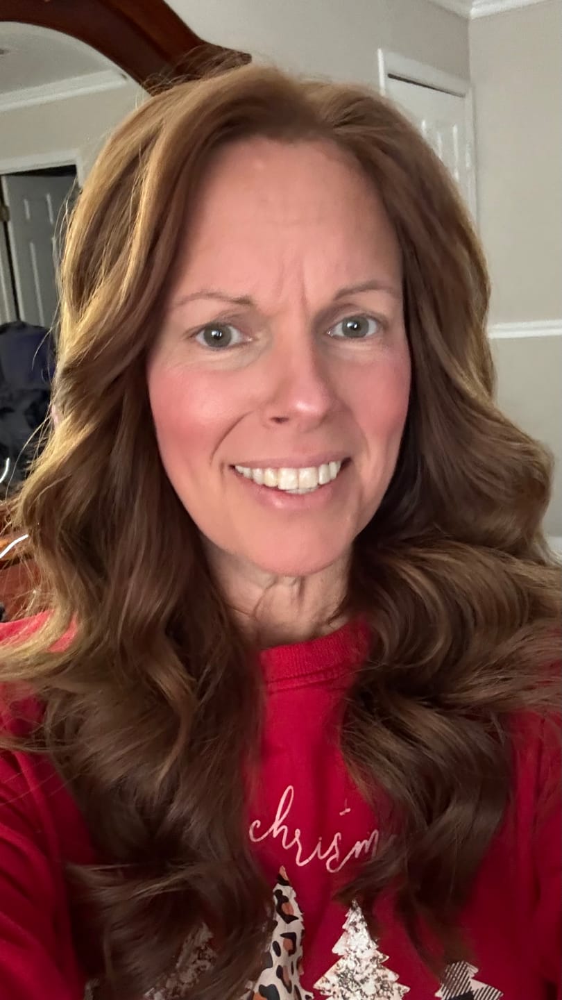 Customer photo review of Virgin Medium Brown Human Hair Toppers for Women Large Base #4