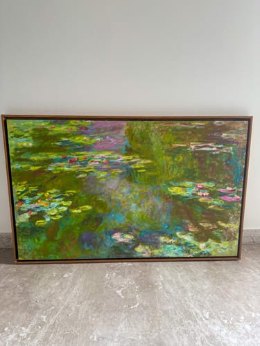 Customer photo review of Water Lily Pond, Canvas Painting