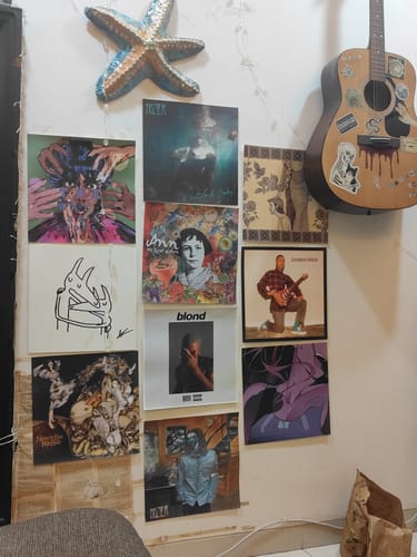 Customer photo review of PLAYLIST - ALBUM COVER PRINTS - CUSTOM WALL COLLAGE POSTERS