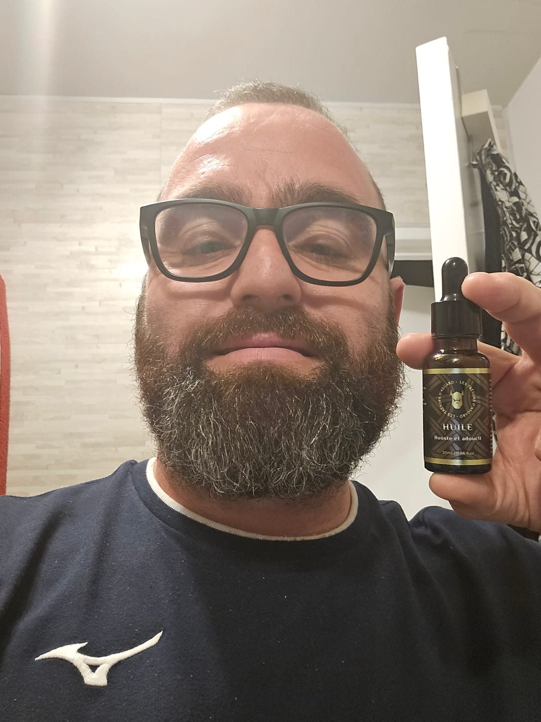 Customer photo review of Huile Soin barbe d'Asgard | Nutrition Intense et Brillance Naturelle