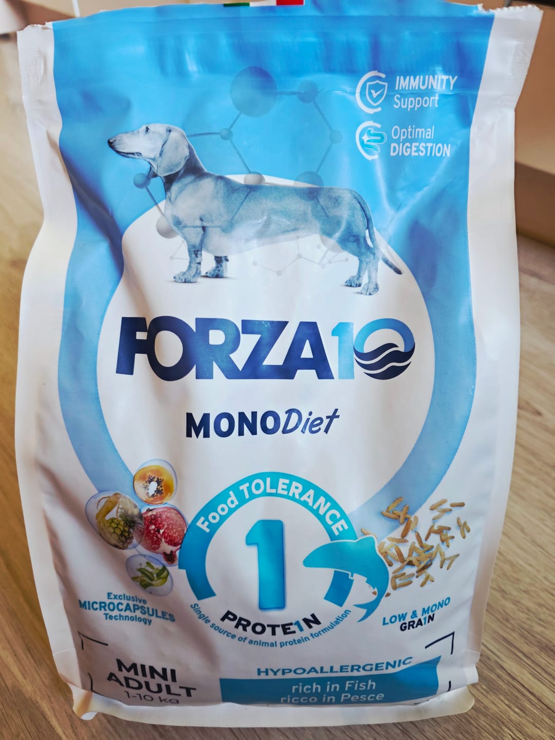 Customer photo review of Forza10 MonoDiet Mini Adult ar zivi