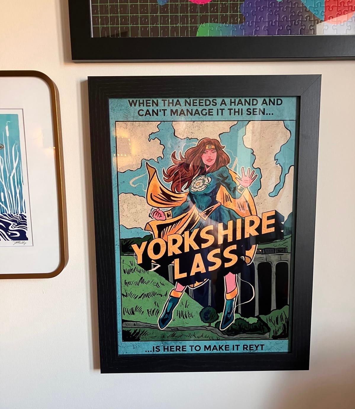 Customer photo review of Yorkshire Lass - Print