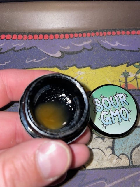 Customer photo review of Tier 2 Sour GMO THCa Live Hash Rosin