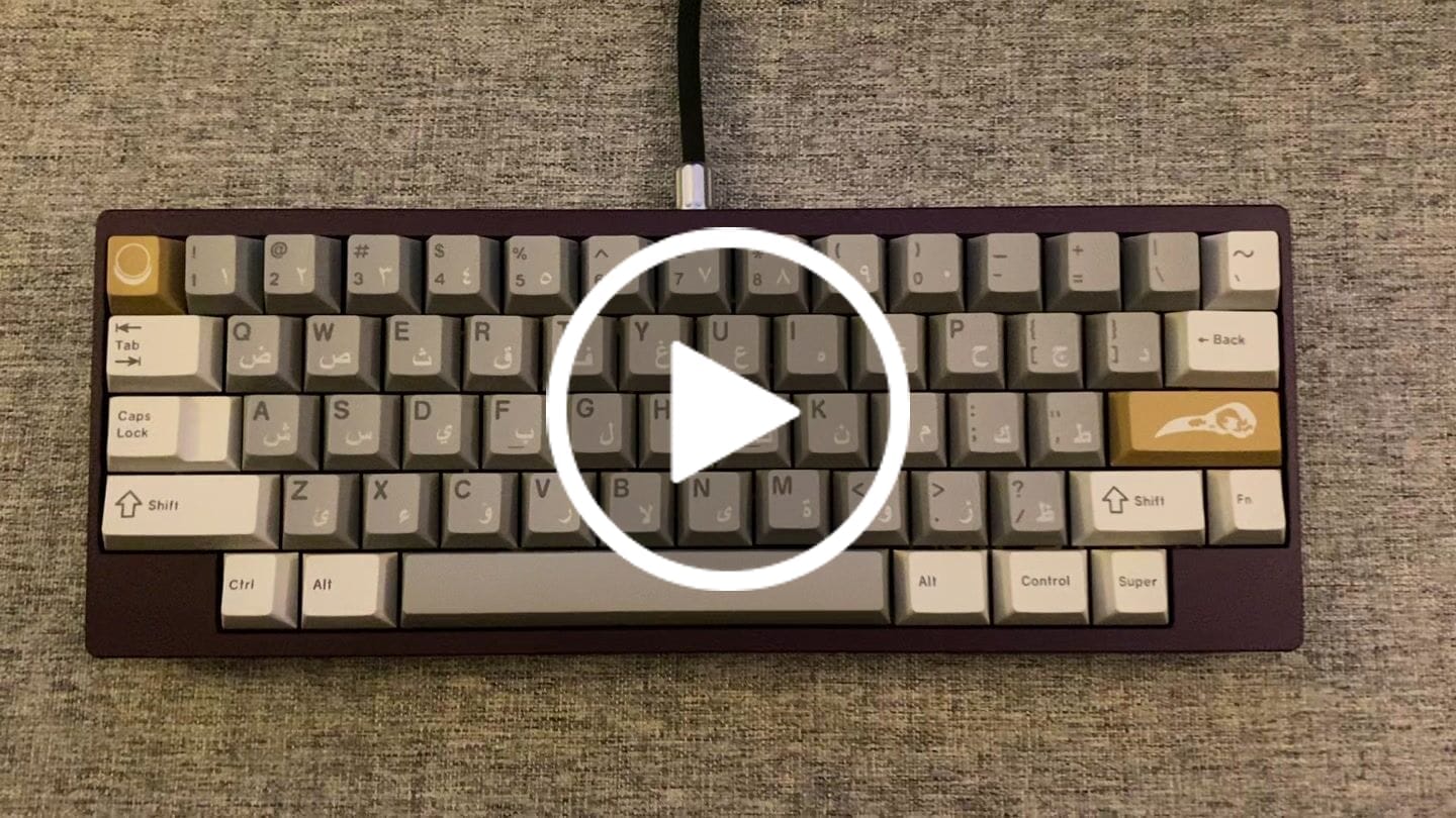 Customer video review of KEYKOBO KHONSU ABS DOUBLE-SHOT KEYCAP SET PRE-ORDER