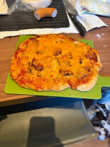 Customer photo review of Sourdough Pizza Dough Balls (Frozen)