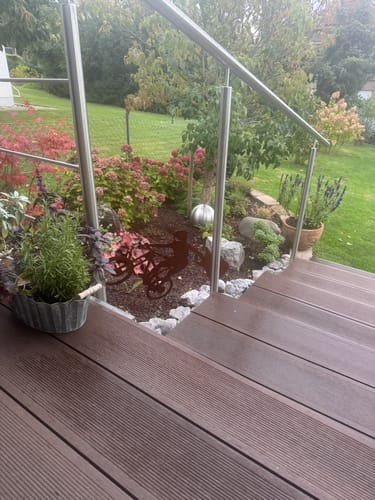 Customer photo review of Gartenstecker Mountainbiker