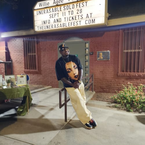 Customer photo review of "Sade in the 90s" T-Shirt