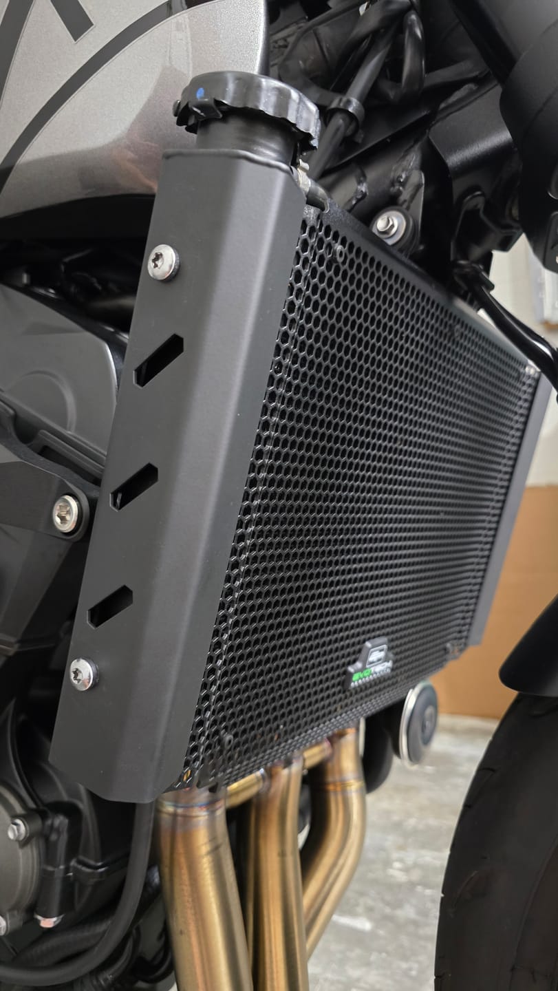 Customer photo review of Triumph Trident 660 Radiator Side Covers