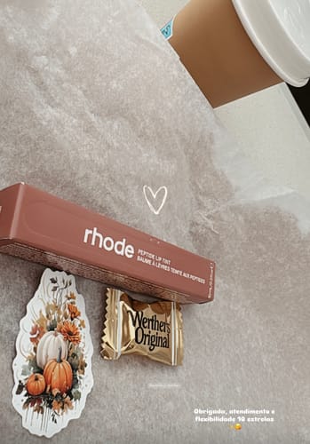 Customer photo review of peptide lip tint - disponível em Portugal