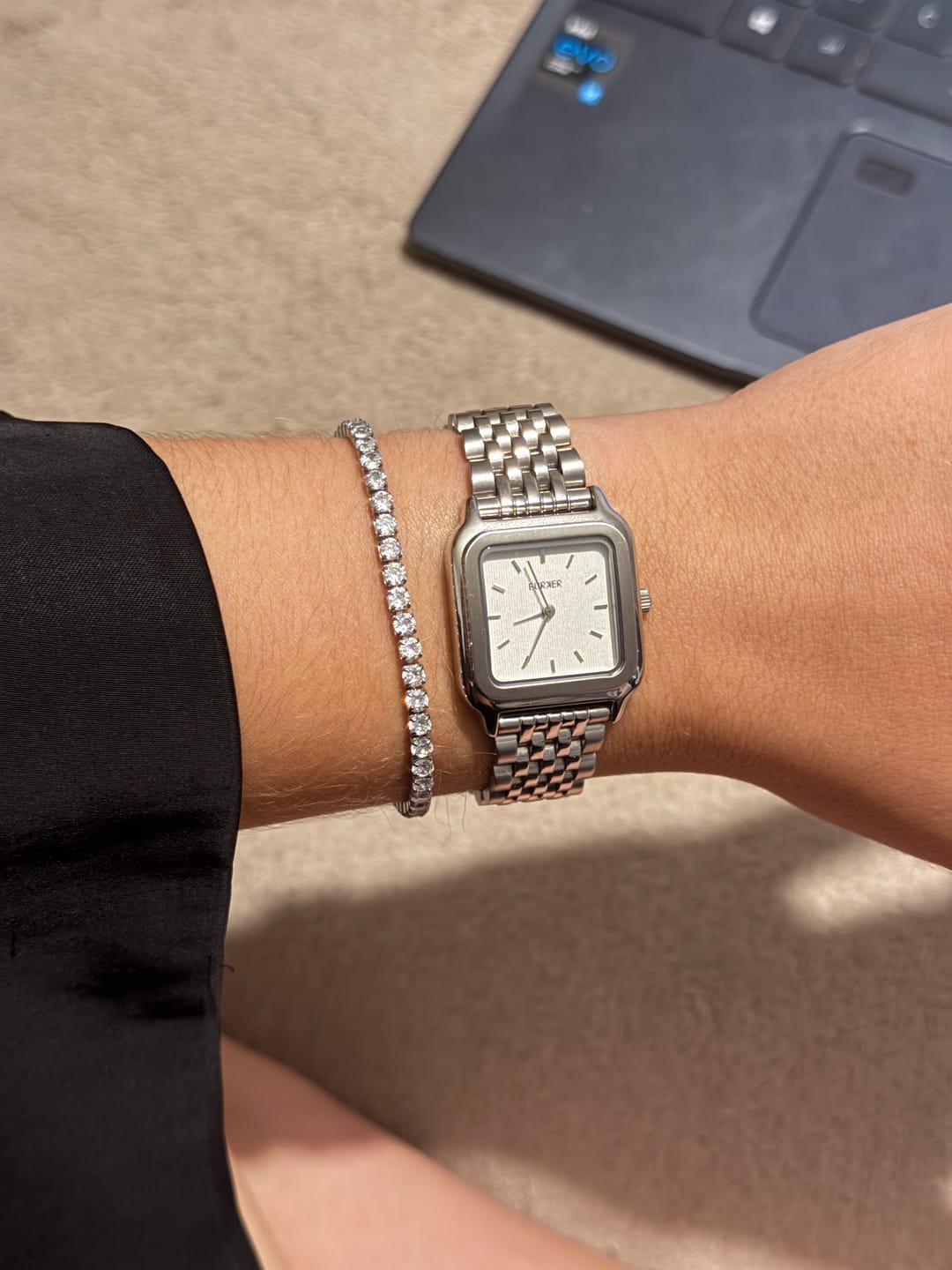 Customer photo review of Ava Silver Bracelet