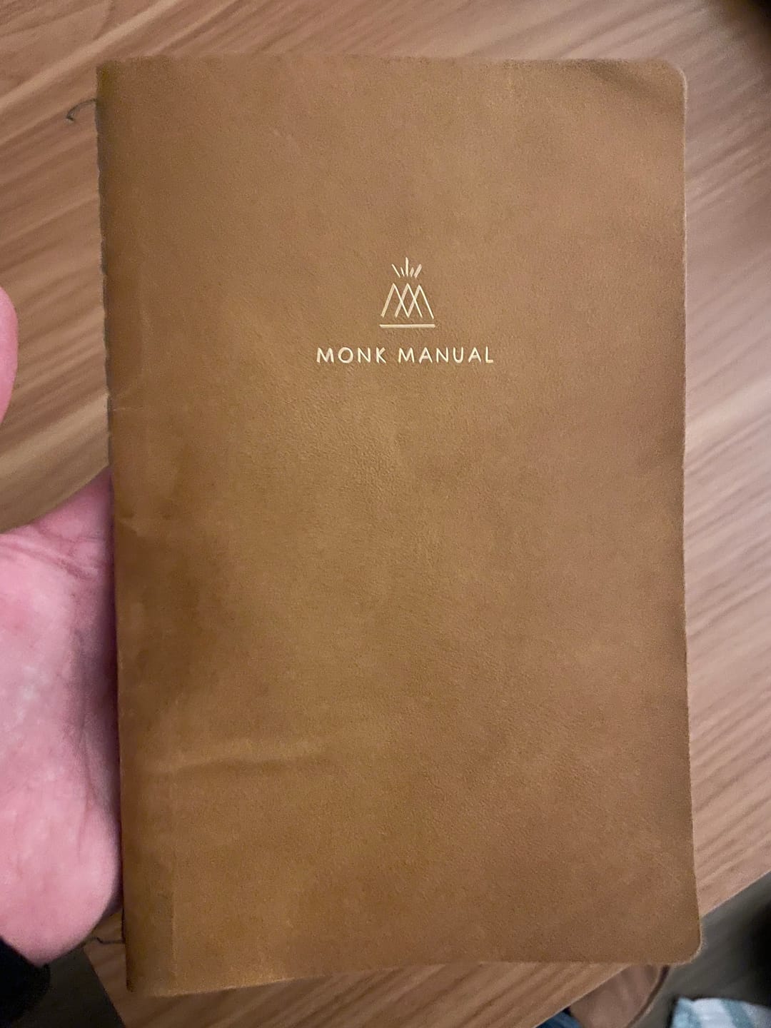 Customer photo review of Monk Manual 30-Day (Softcover)