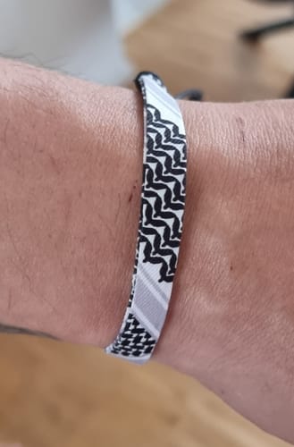 Customer photo review of Keffiyeh Bracelet