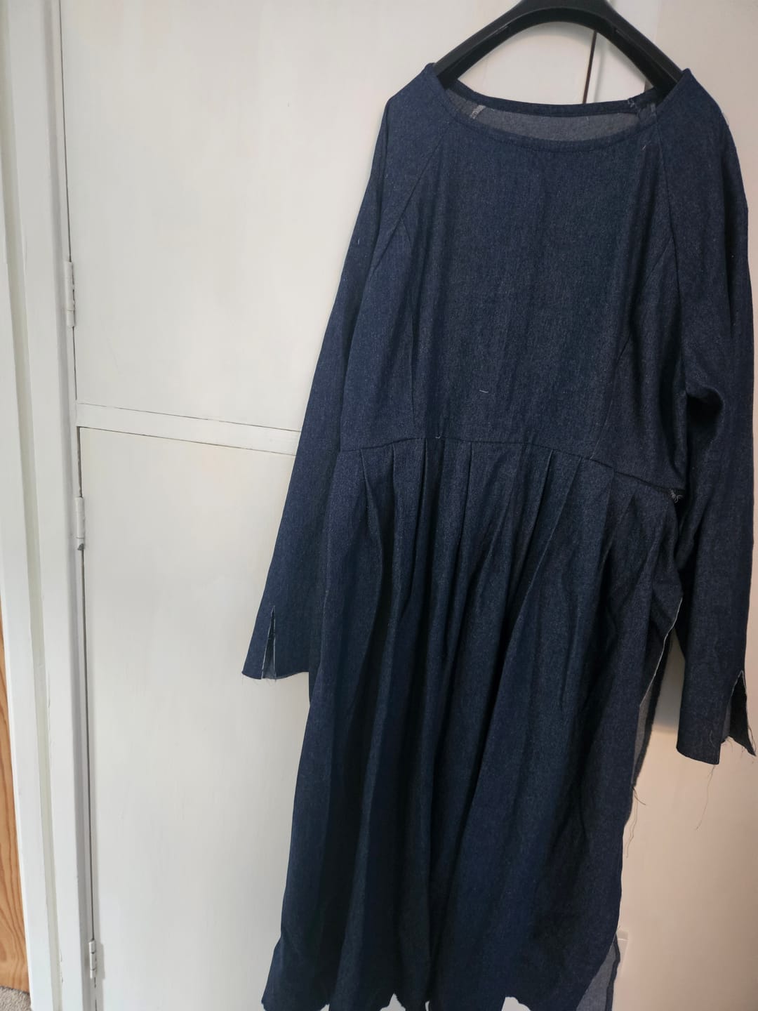 Customer photo review of 8oz Washed Denim Fabric