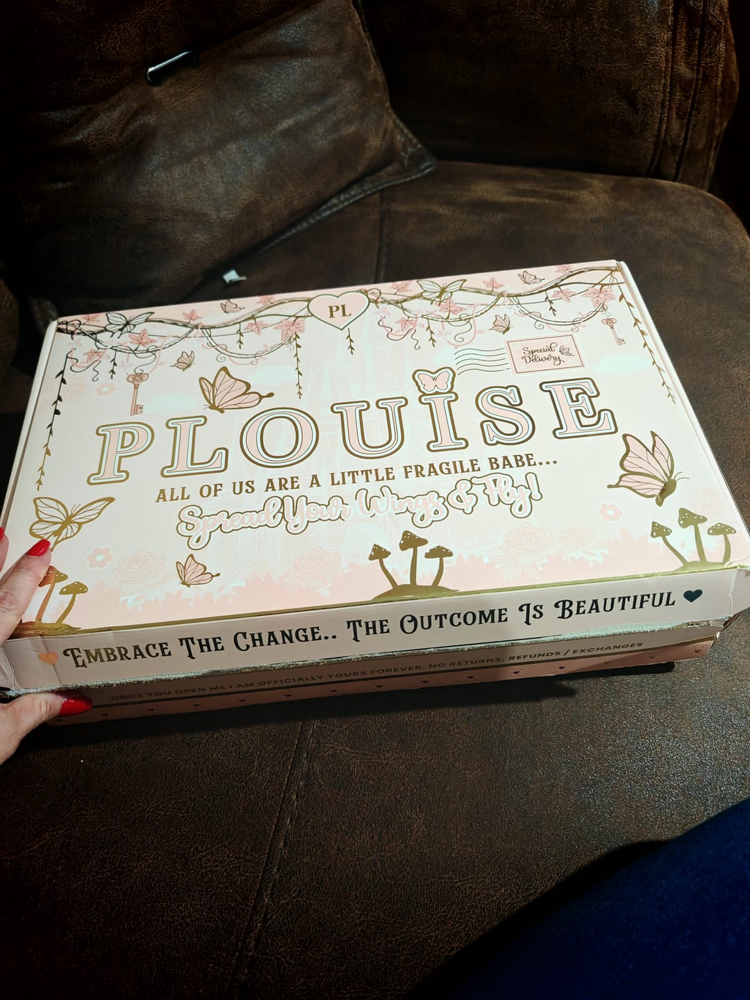 Customer photo review of P. Louise Unlock Your Creativity Rainbow Eyeshadow Palette