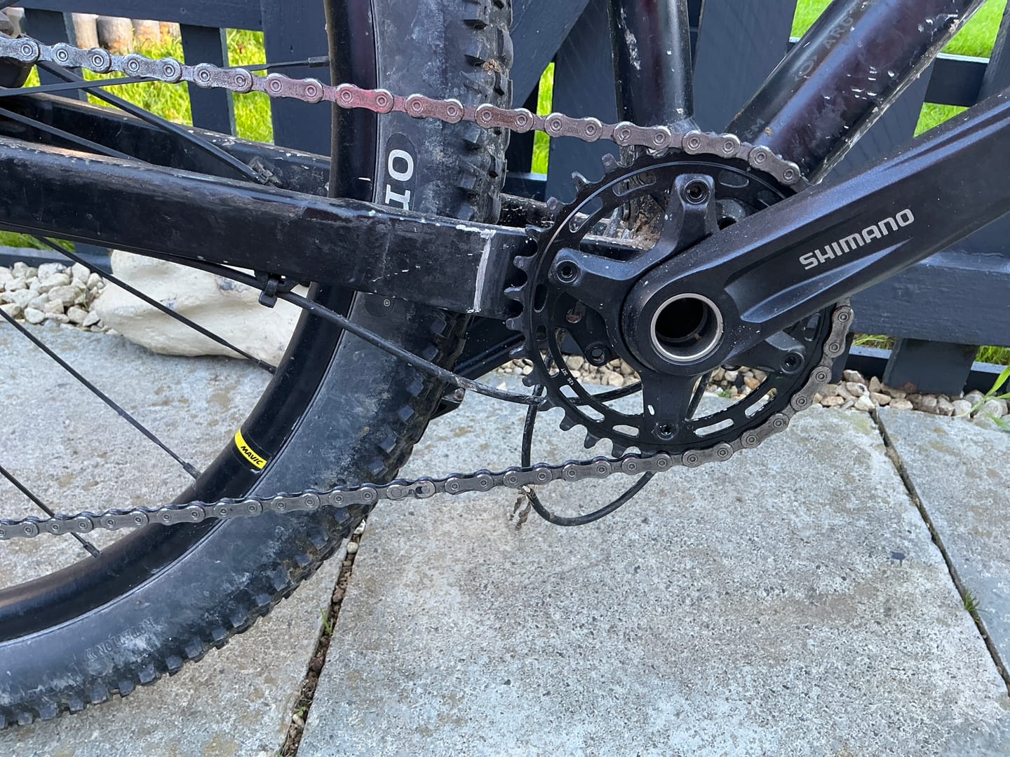 Customer photo review of Shimano Deore FC-MT510 1 x 12 Speed Boost Chainset