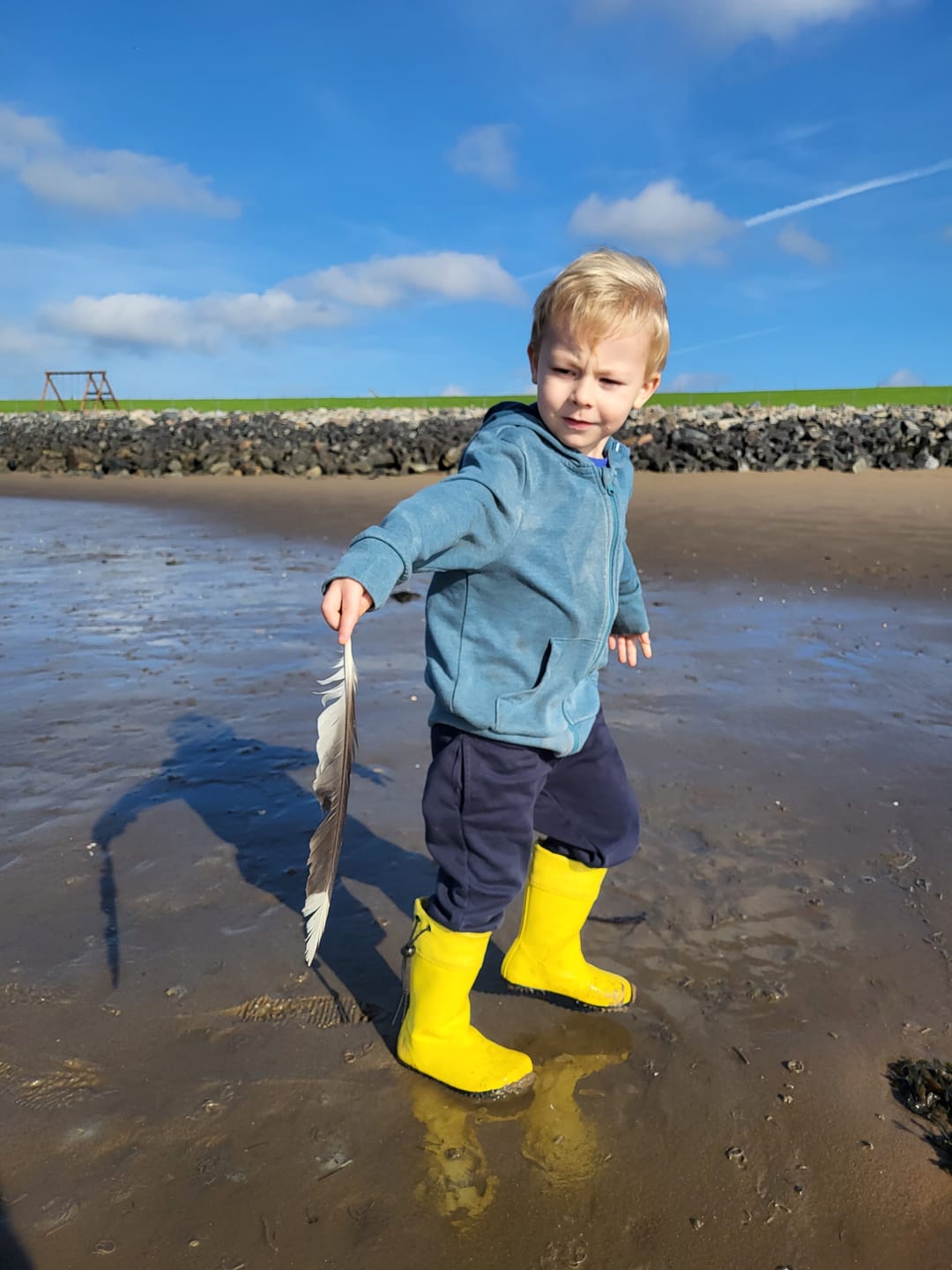 Customer photo review of Kinder Brisk Ⅰ - Barfuß-Gummistiefel