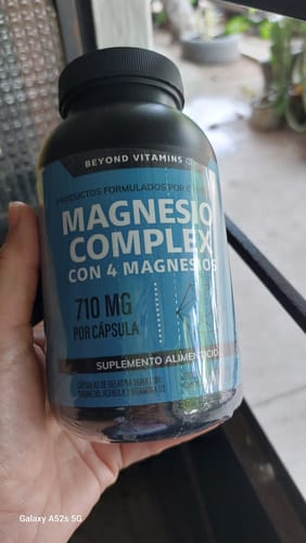 Customer photo review of Magnesio complex con 4 magnesios - 180 cápsulas