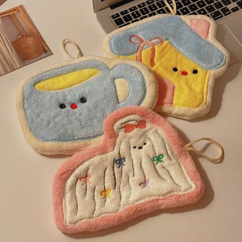 Customer photo review of Petite Paradise Hanging Hand Towel Set