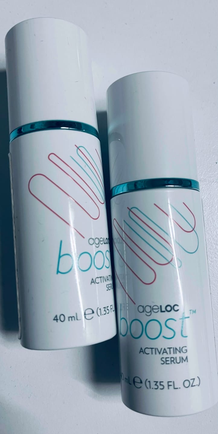 Customer photo review of ageLOC Boost Activating Serum