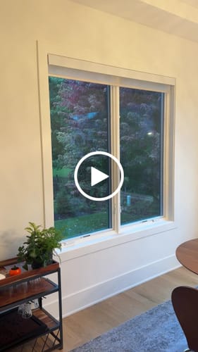 Customer video review of SmartWings Motorized Light Filtering Roller Shades 50% Blackout PVC Free Sunscreen