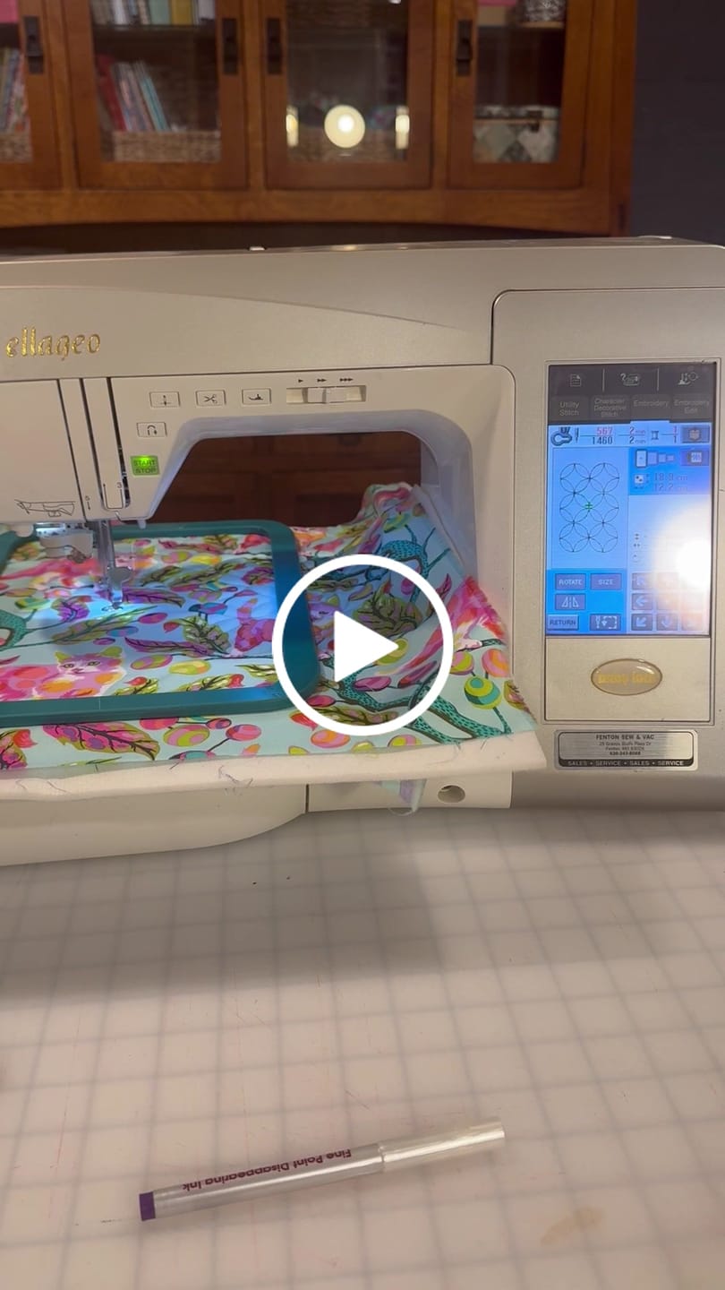 Customer video review of Magnetic Snap Hoop Monster 6"x10"