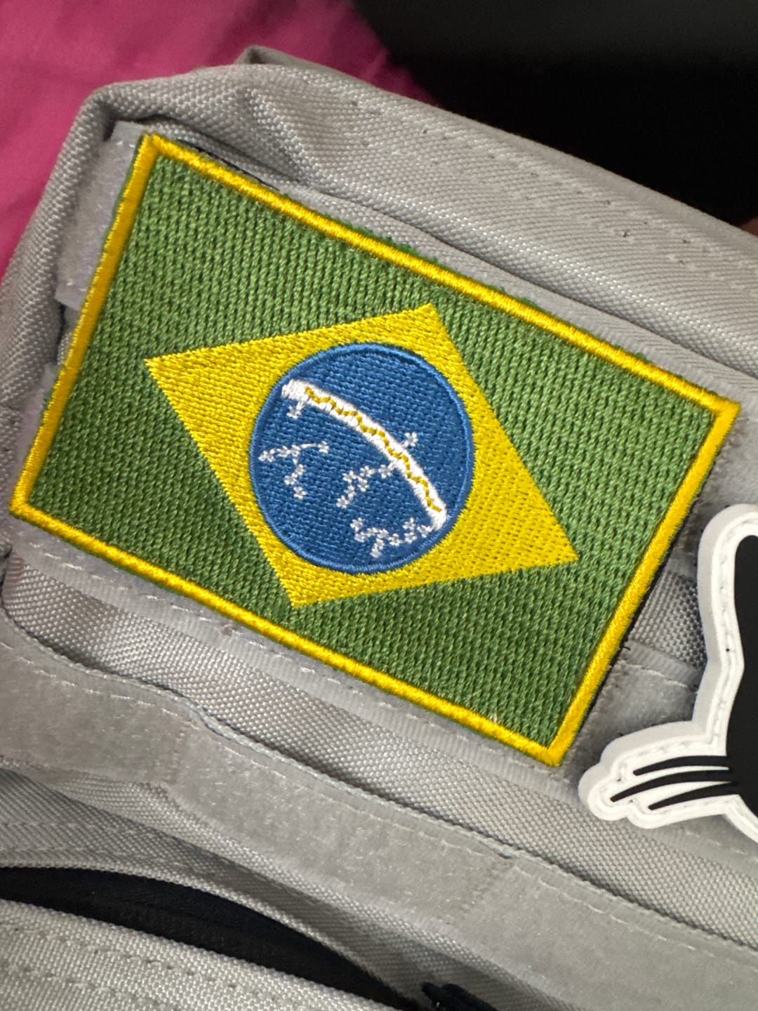 Customer photo review of Parche Banderas Paises Mundo