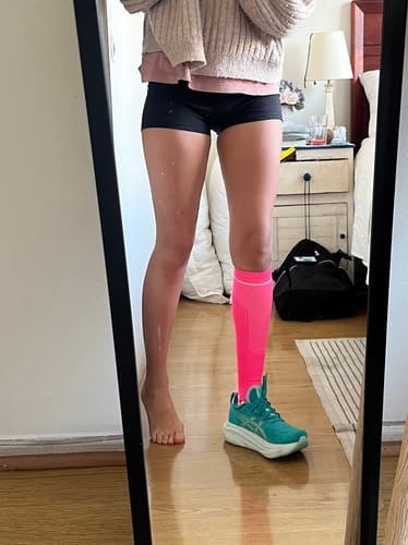 Customer photo review of Calcetin Runner de Compresion EVOLUTION Pink + Experiencia runner + regalos