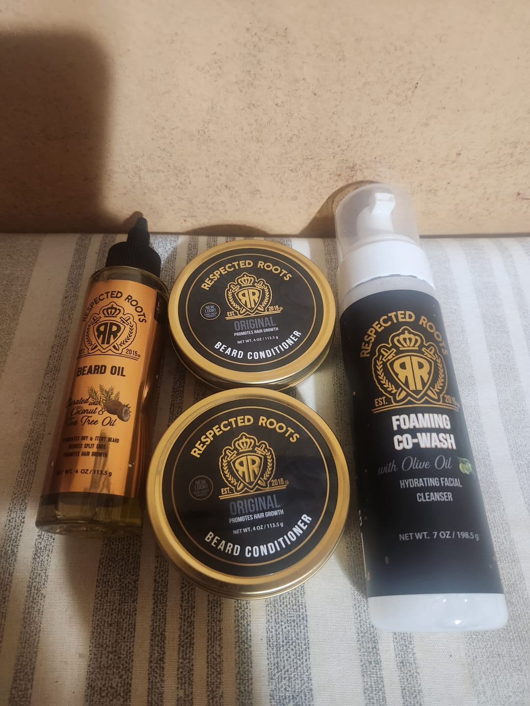 Customer photo review of Beard Hydration Kit
