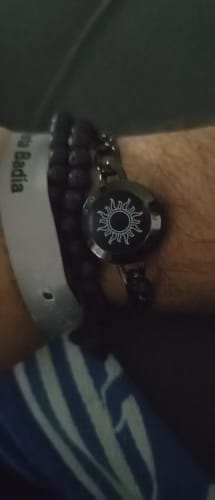 Customer photo review of Long-distance bracelets Light + Vibration