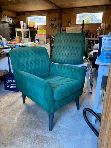 Customer photo review of Fabric Paint -- Dark Green