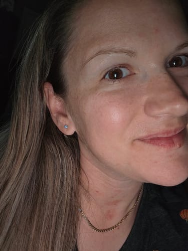 Customer photo review of Blue Opals