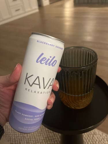 Customer photo review of Raspberry Hibiscus Kava Drink (12-Pack)